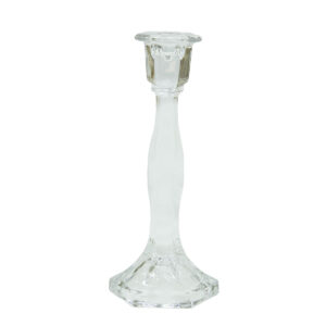 Candle Holder Crystal Glass Large