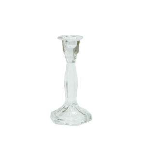 Candle Holder Crystal Glass Medium