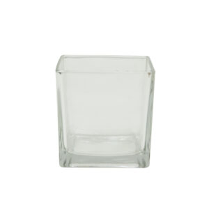 Glass Vase Square 10x10cm